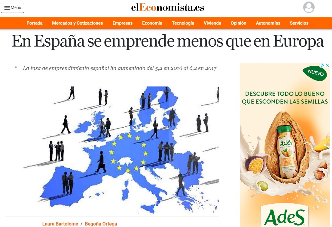 En Espa�a se emprende menos que en Europa