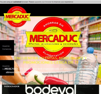 Mercaduc |  La web de grandes oportunidades cerca de ti en el sector de la alimentaci�n
