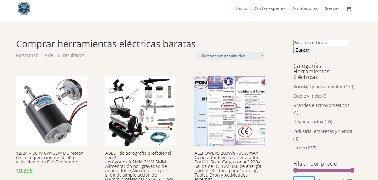Tienda de Herramientas El�ctricas