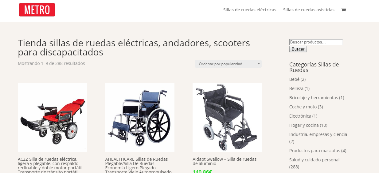 Tienda de Sillas de Ruedas El�ctricas