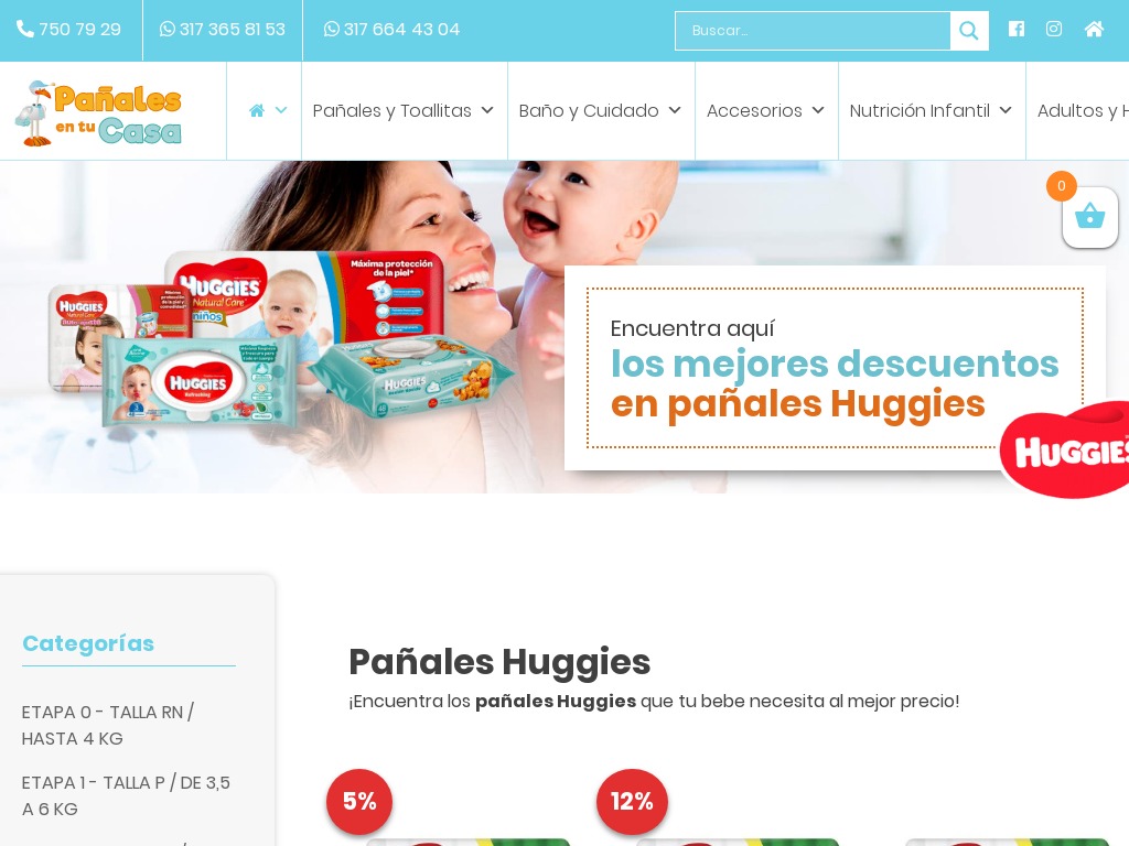 Pañales Huggies