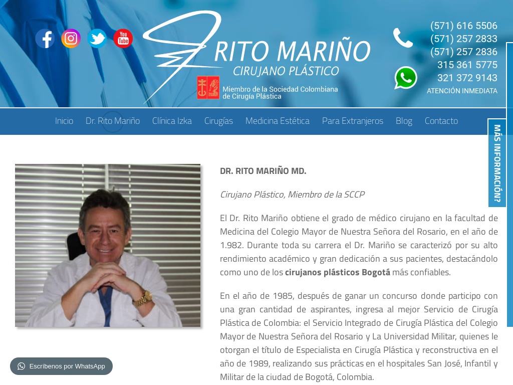 Cirujanos plásticos Bogota