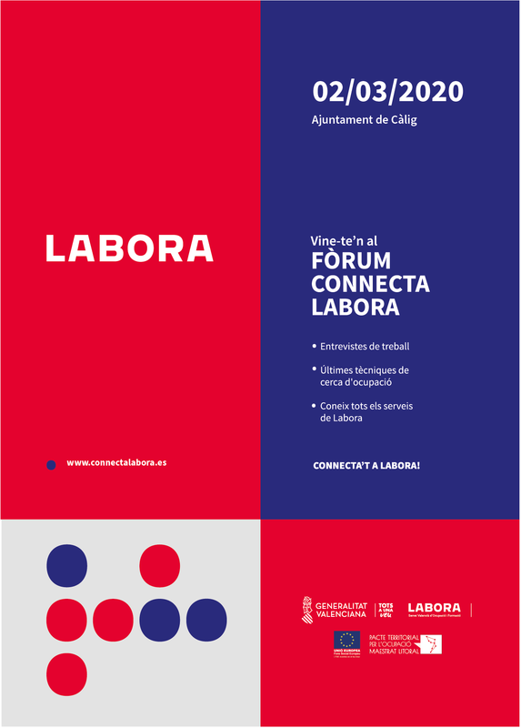 Connecta Labora. FORUM CALIG 2/03/20 . Obsedi Maestrat Litoral