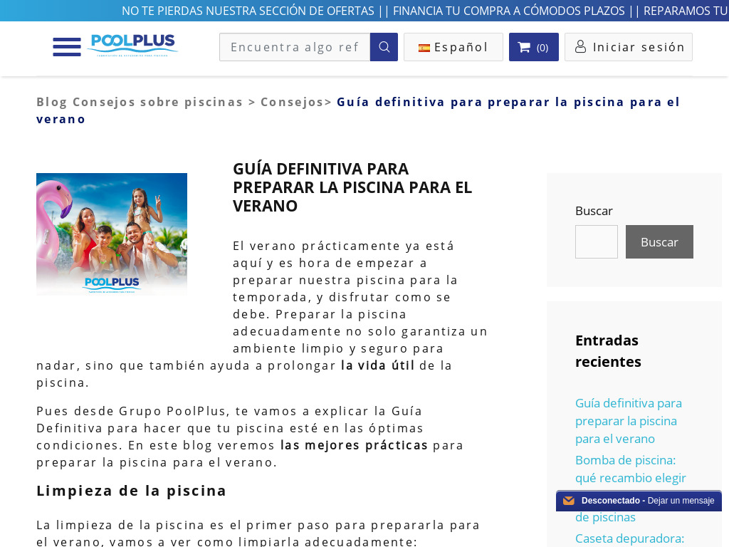 Gu�a definitiva para preparar la piscina para el verano