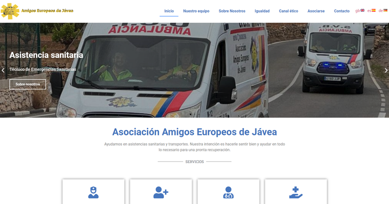 La Asociaci�n Amigos Europeos de J�vea: Compromiso y Excelencia en Transporte Sanitario
