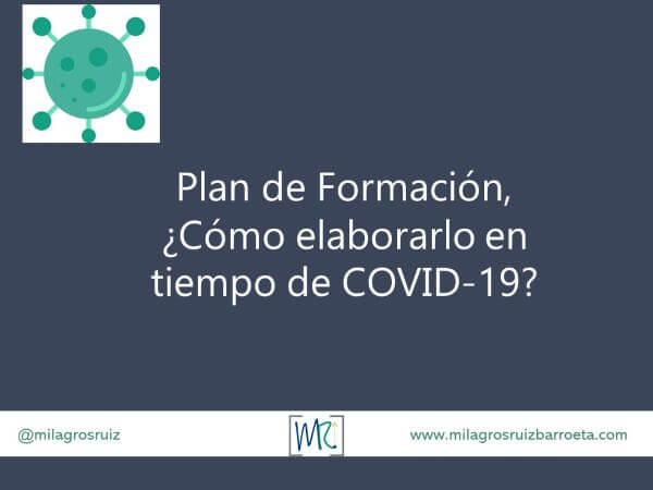 Plan de Formación, Cómo elaborarlo en tiempo de COVID-19